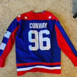 *LIKE NEW Mighty Ducks Hockey Jersey Charlie Conway #96 USA (XXL)